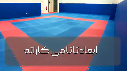 ابعاد تاتامی کاراته
