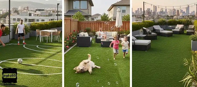 Applications of artificial grass